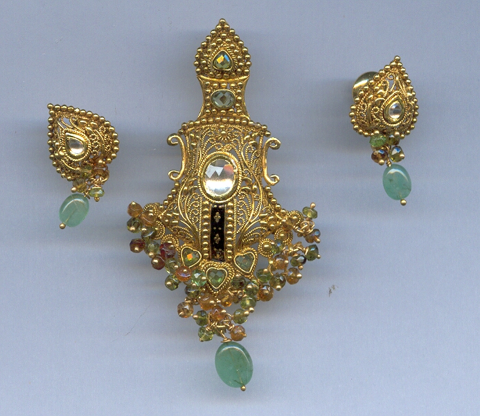 GOLD HALF SET ROUND ANTIQUE GENERAL