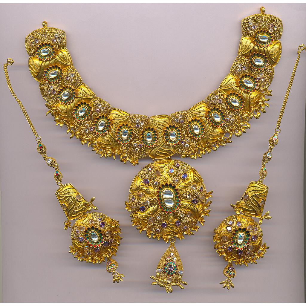 GOLD HALF SET ROUND ANTIQUE GENERAL