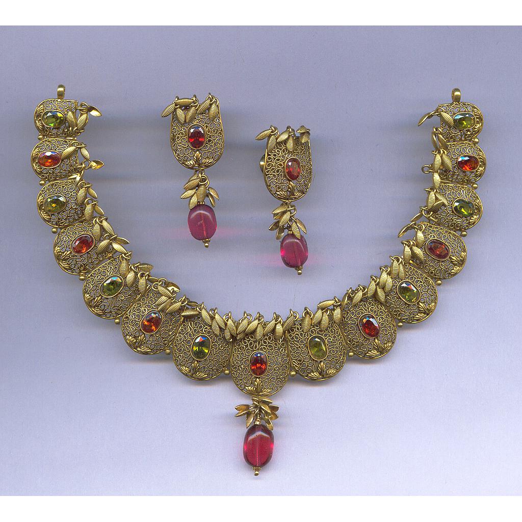 GOLD HALF SET ROUND ANTIQUE GENERAL