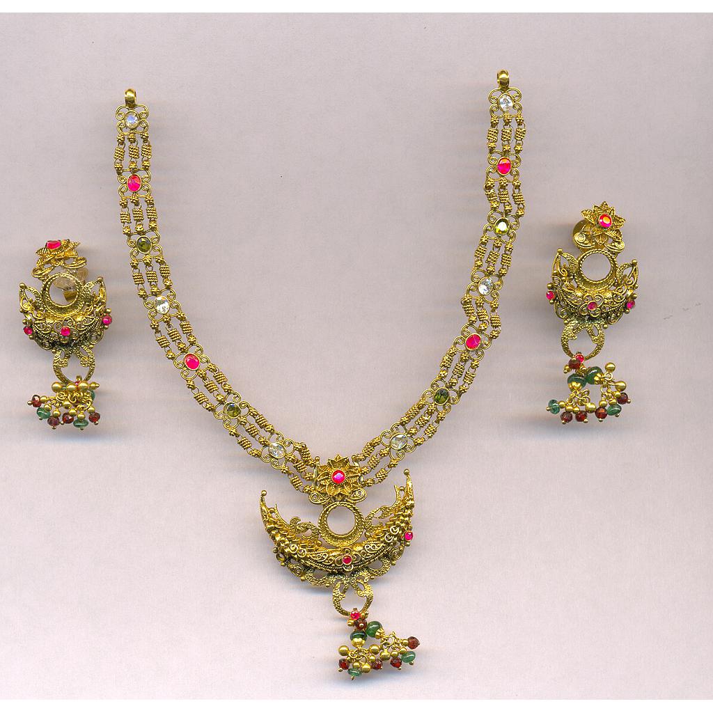 GOLD HALF SET ROUND ANTIQUE GENERAL