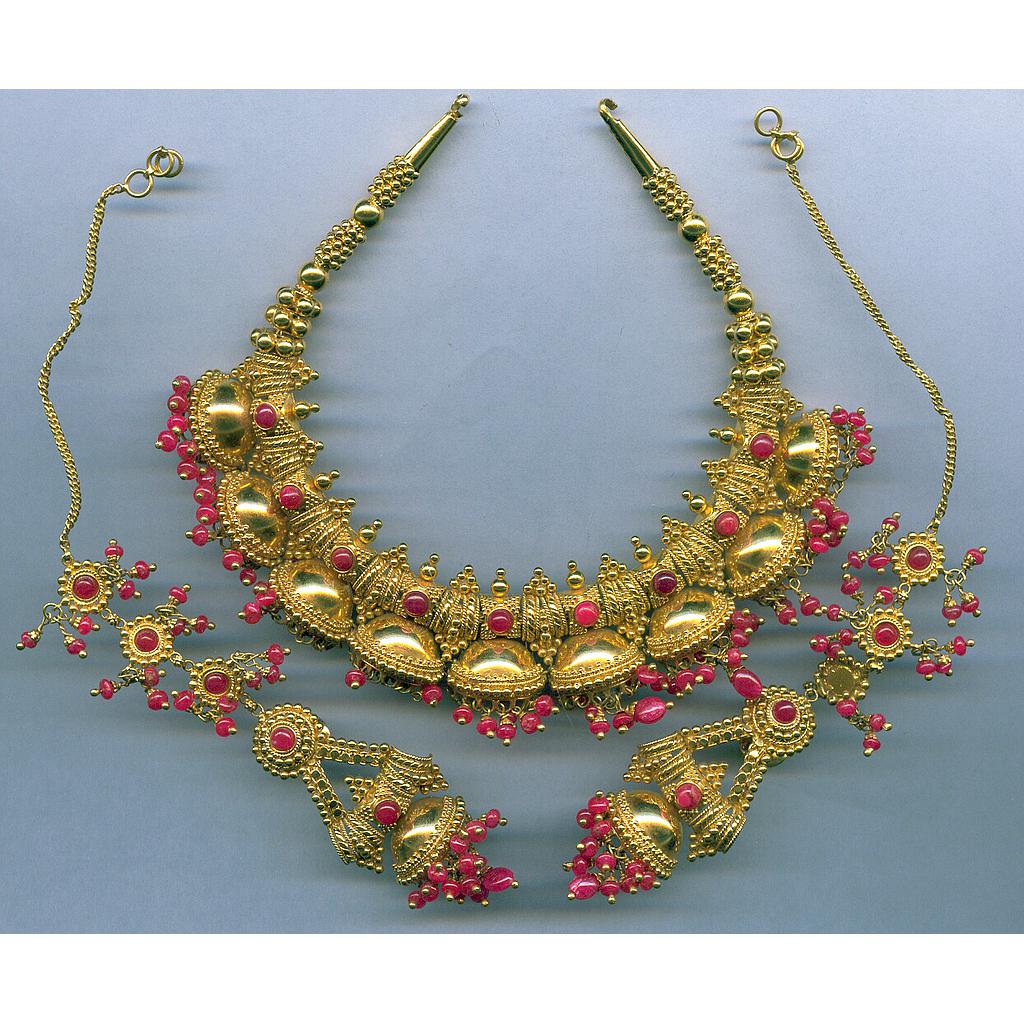 GOLD HALF SET ROUND ANTIQUE GENERAL