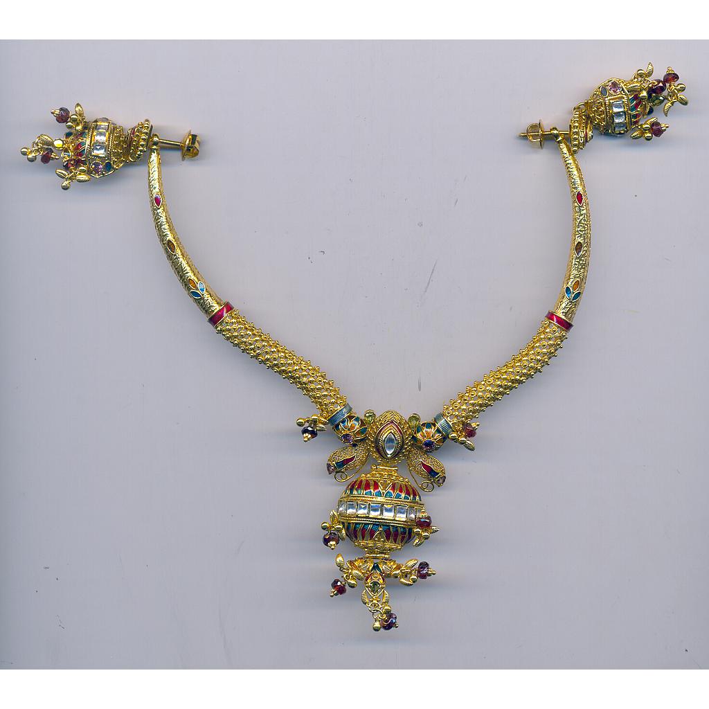 GOLD HALF SET ROUND ANTIQUE GENERAL