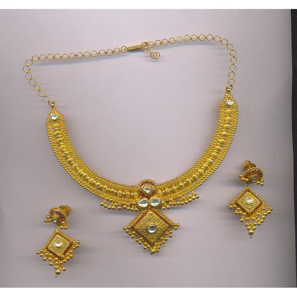 GOLD HALF SET ROUND ANTIQUE GENERAL