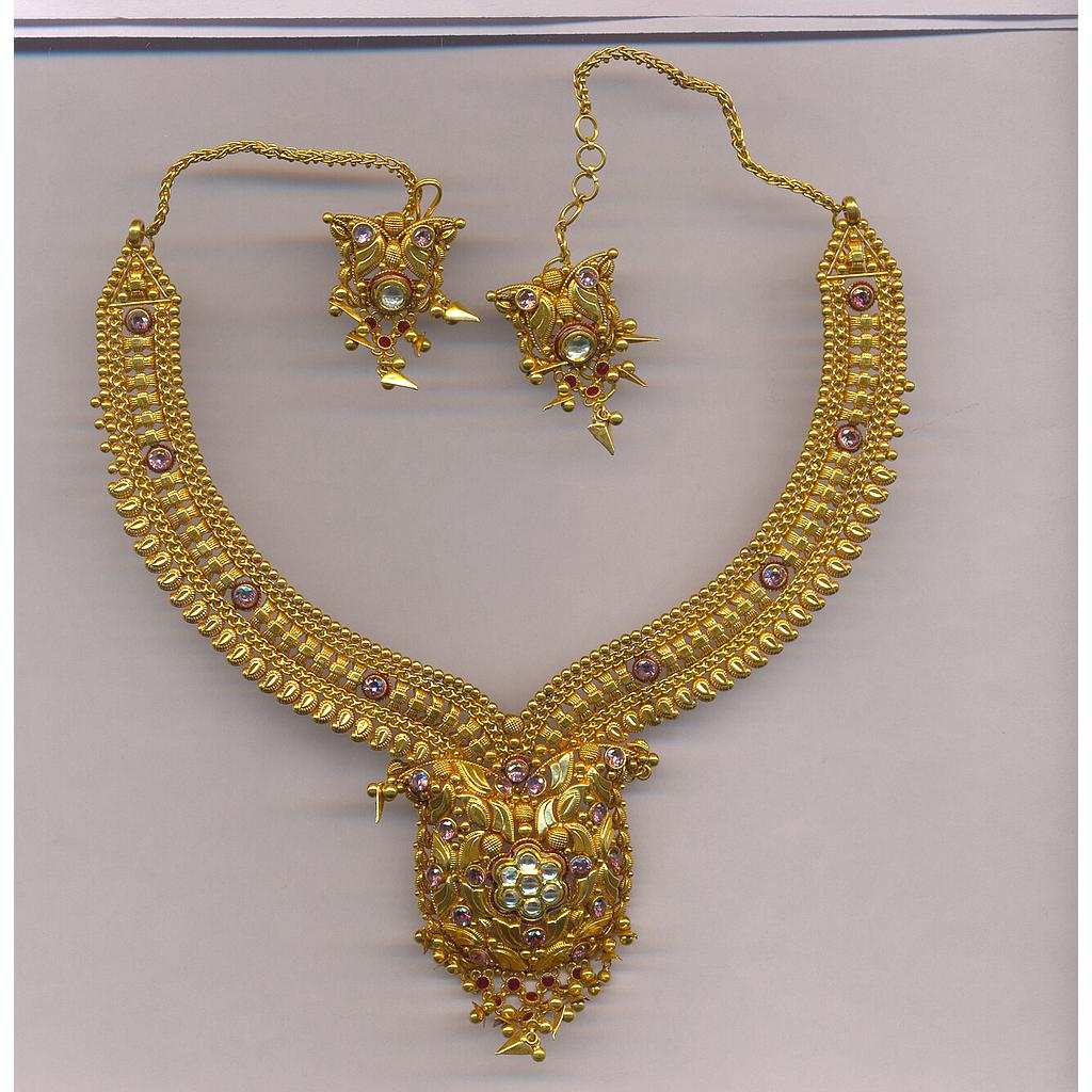 GOLD HALF SET ROUND ANTIQUE GENERAL