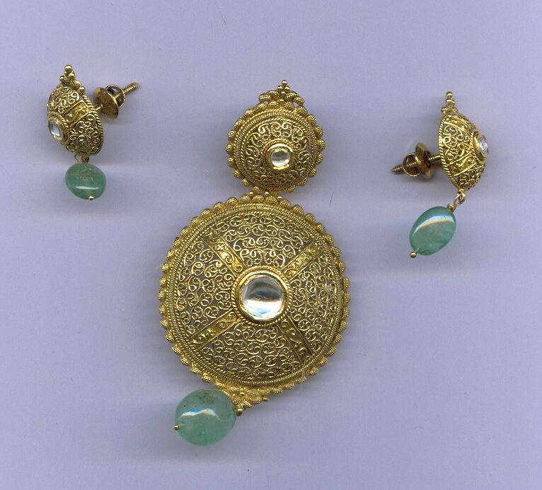 GOLD HALF SET ROUND ANTIQUE GENERAL