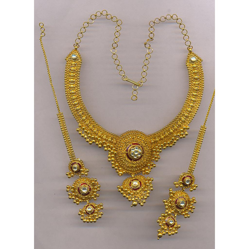 GOLD HALF SET ROUND ANTIQUE GENERAL