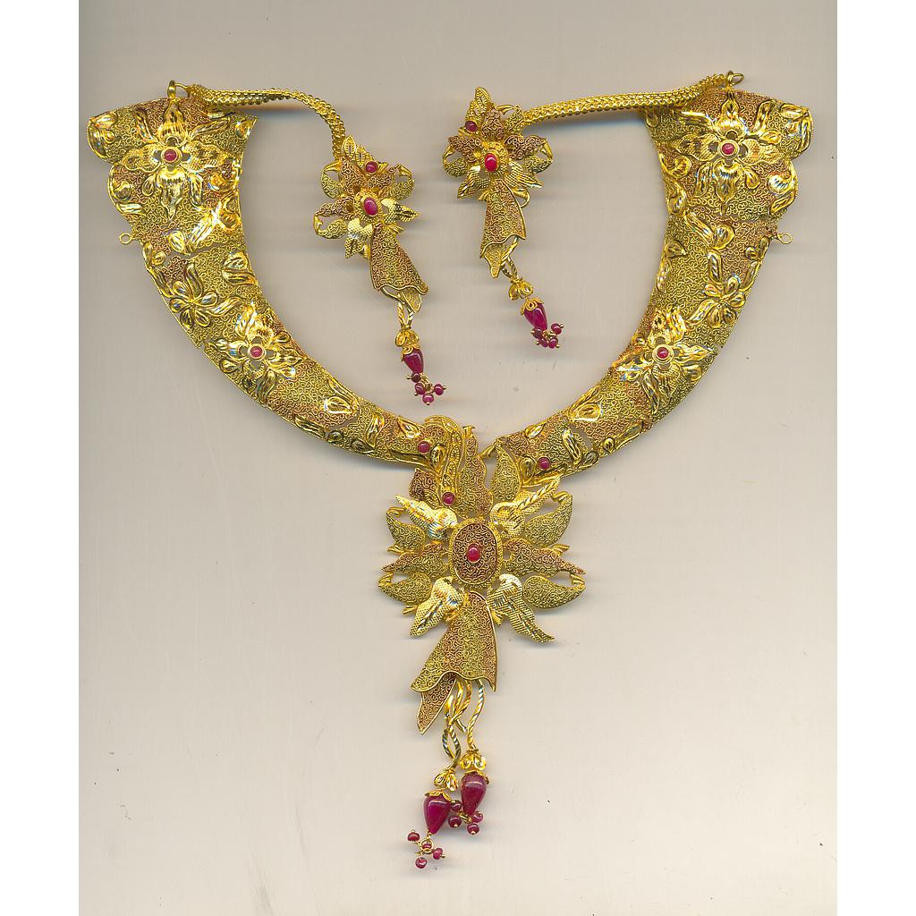 GOLD HALF SET ROUND ANTIQUE GENERAL
