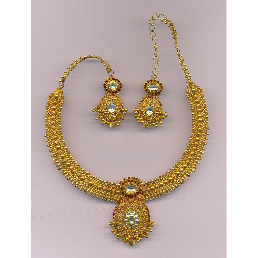 GOLD HALF SET ROUND ANTIQUE GENERAL