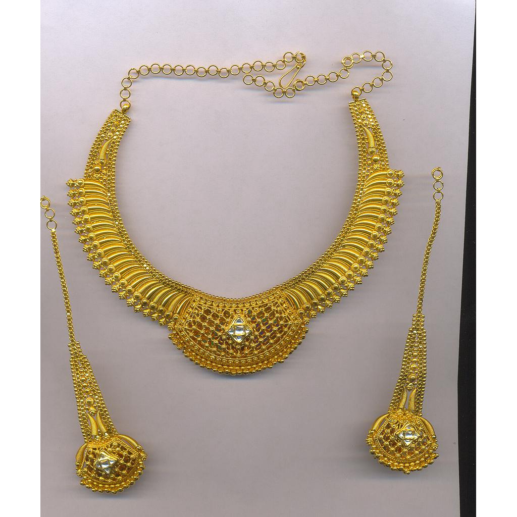 GOLD HALF SET ROUND ANTIQUE GENERAL