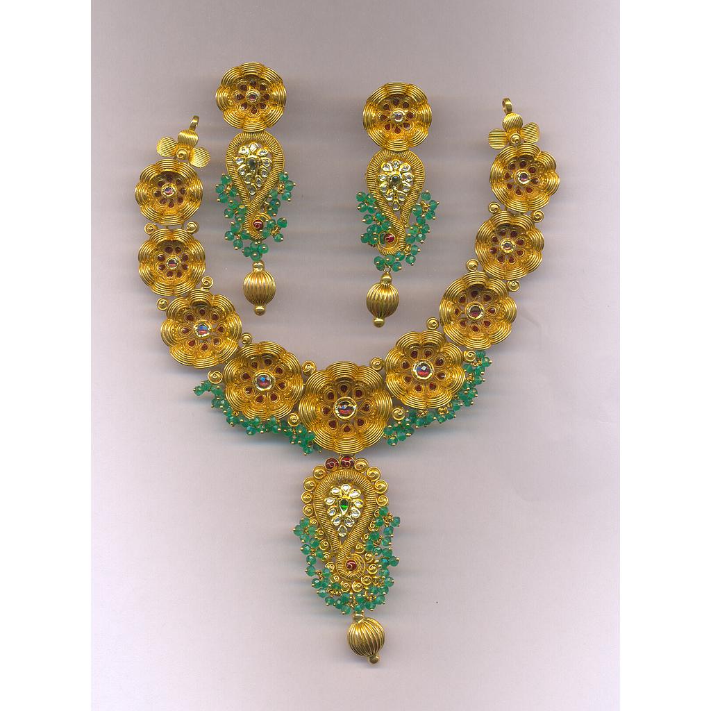 GOLD HALF SET ROUND ANTIQUE GENERAL