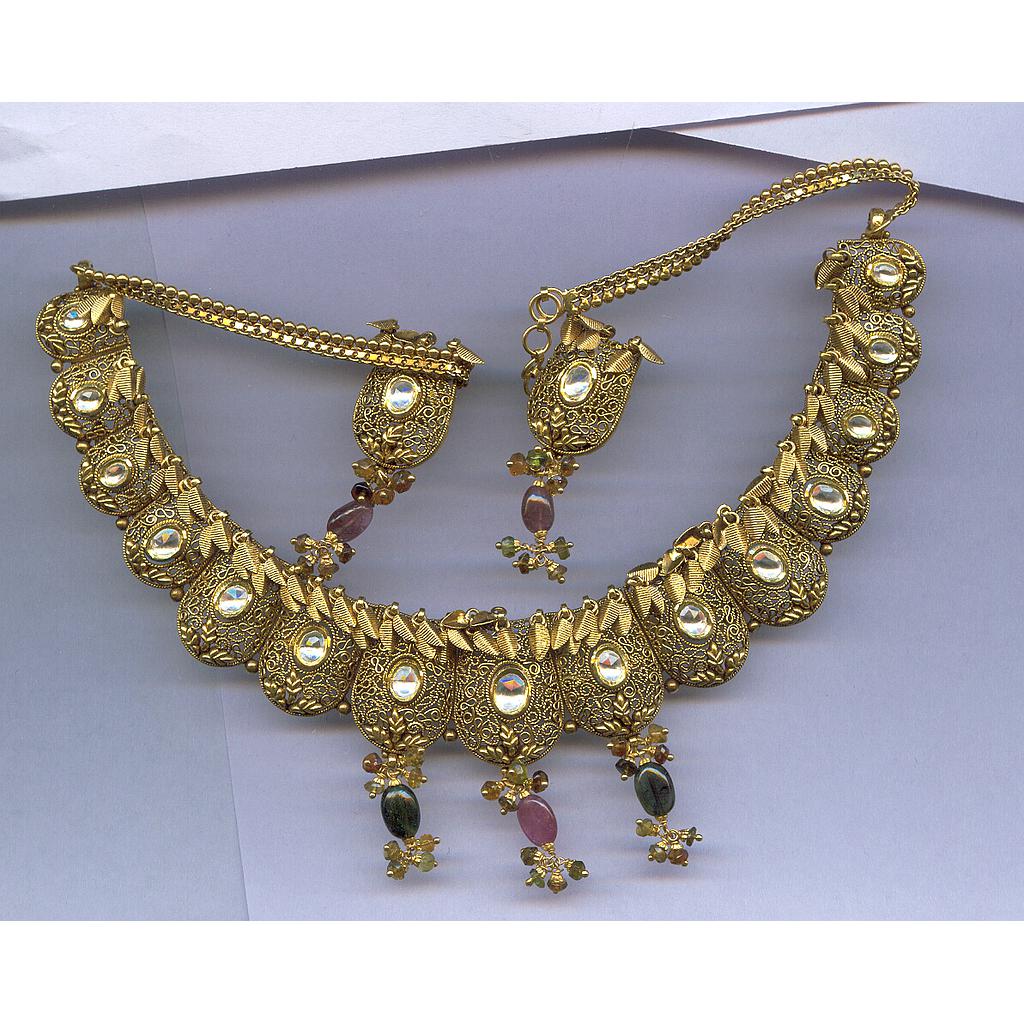 GOLD HALF SET ROUND ANTIQUE GENERAL