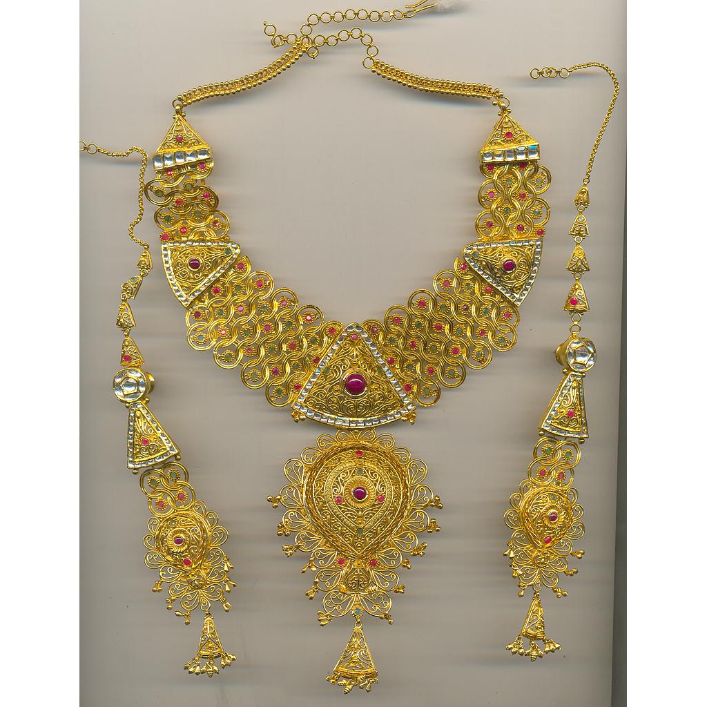 GOLD HALF SET ROUND ANTIQUE GENERAL