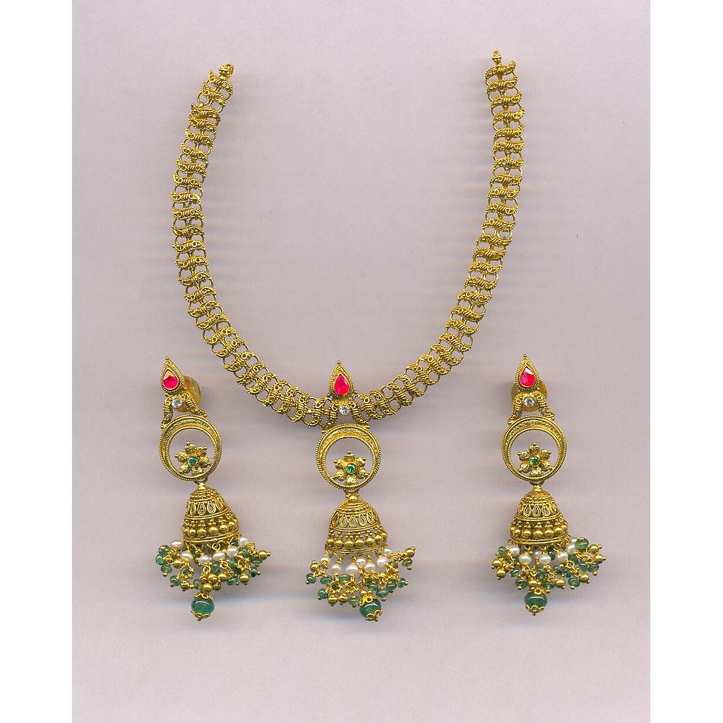 GOLD HALF SET ROUND ANTIQUE GENERAL