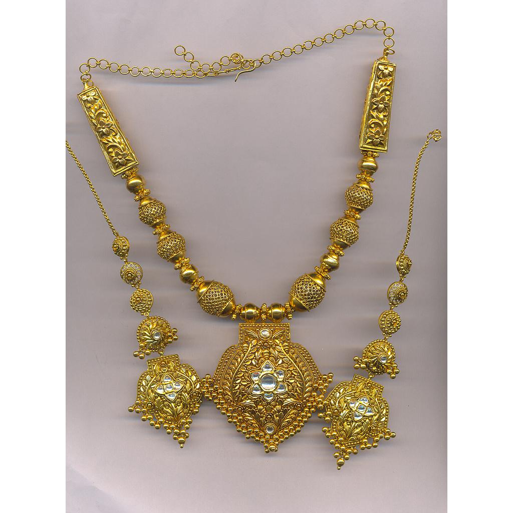 GOLD HALF SET ROUND ANTIQUE GENERAL