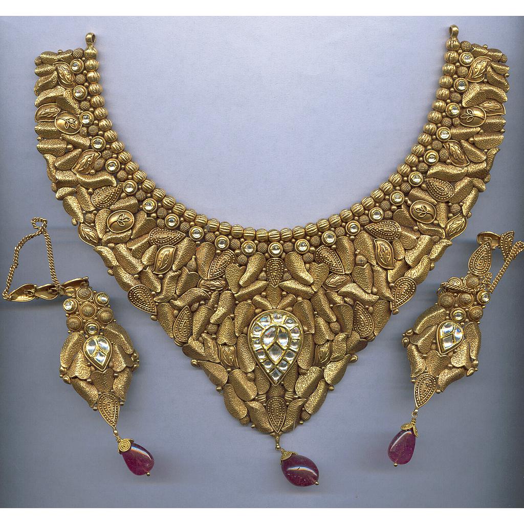 GOLD HALF SET ROUND ANTIQUE GENERAL
