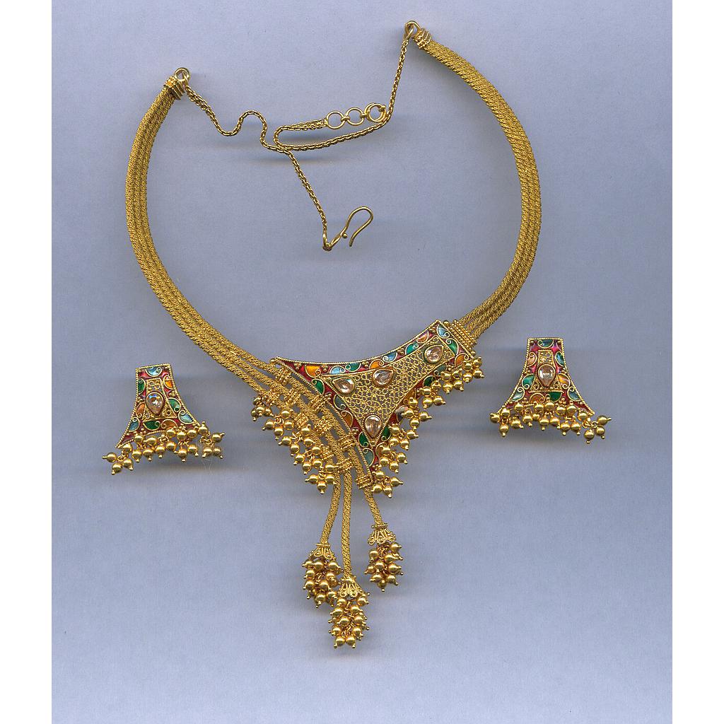 GOLD HALF SET ROUND ANTIQUE GENERAL
