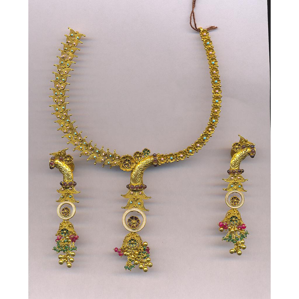 GOLD HALF SET ROUND ANTIQUE GENERAL