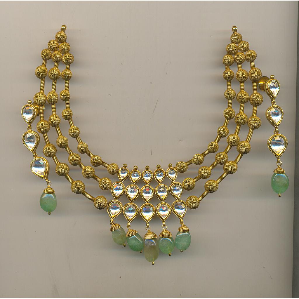 GOLD HALF SET ROUND ANTIQUE GENERAL
