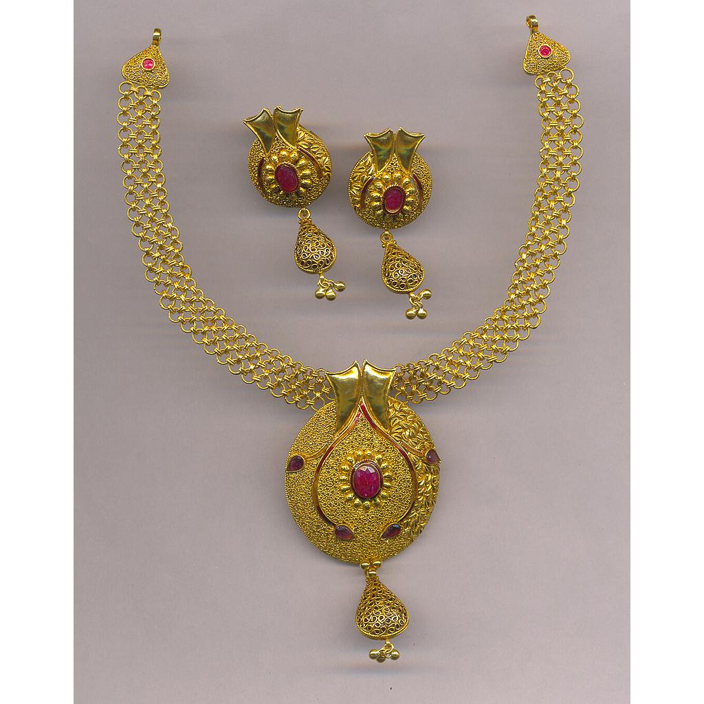 GOLD HALF SET ROUND ANTIQUE GENERAL