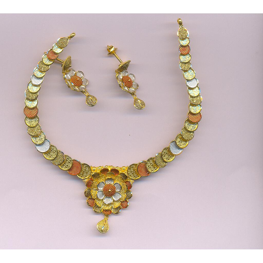 GOLD HALF SET ROUND DESIGNER