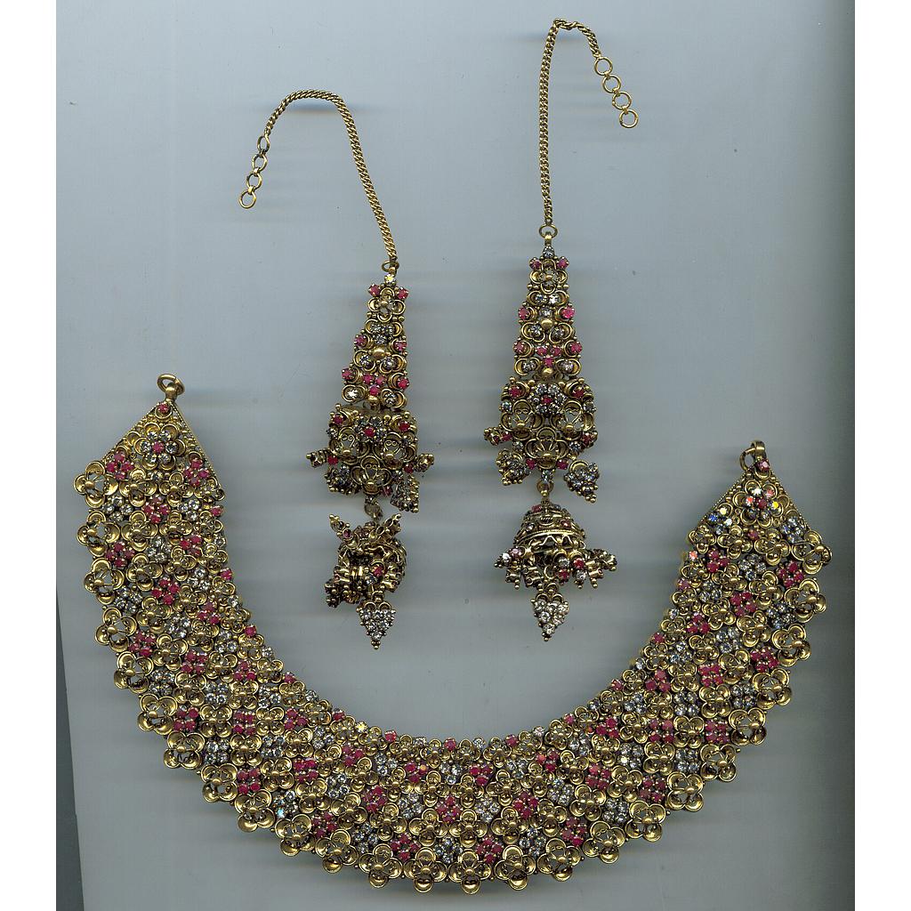 GOLD HALF SET ROUND DESIGNER EXCLUSIVE