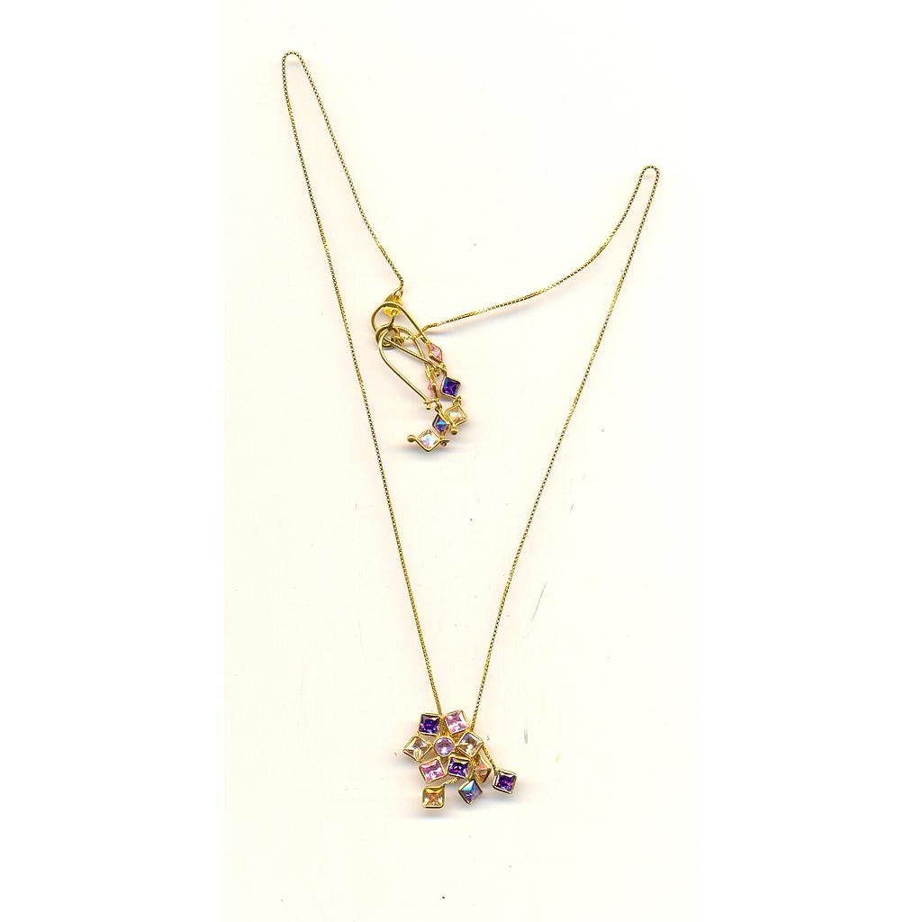 GOLD HALF SET ROUND DESIGNER GENERAL