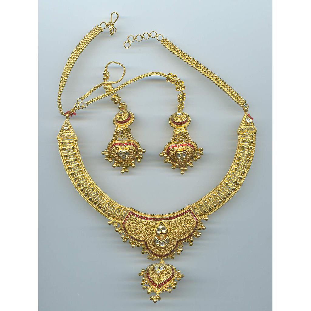 GOLD HALF SET ROUND DESIGNER GENERAL