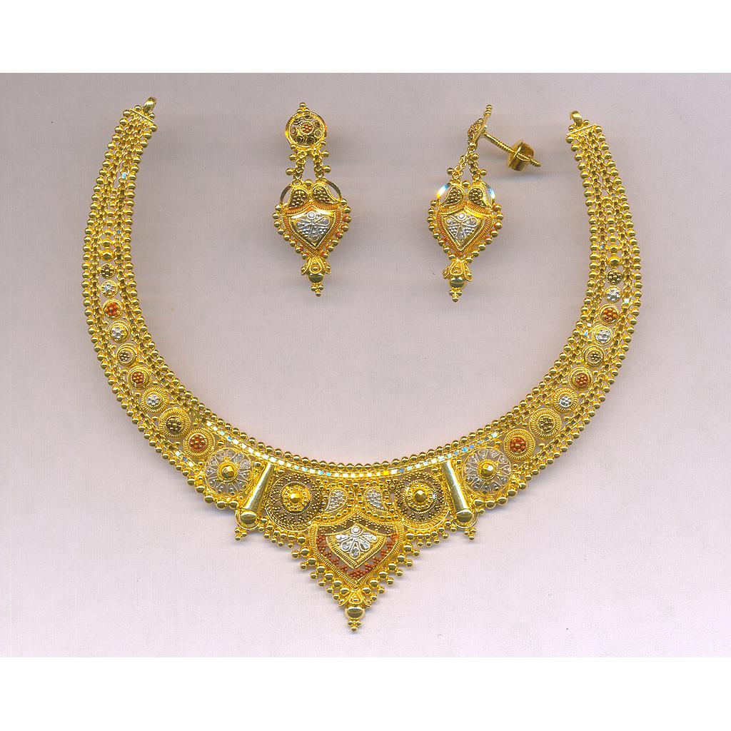 GOLD HALF SET ROUND DESIGNER GENERAL