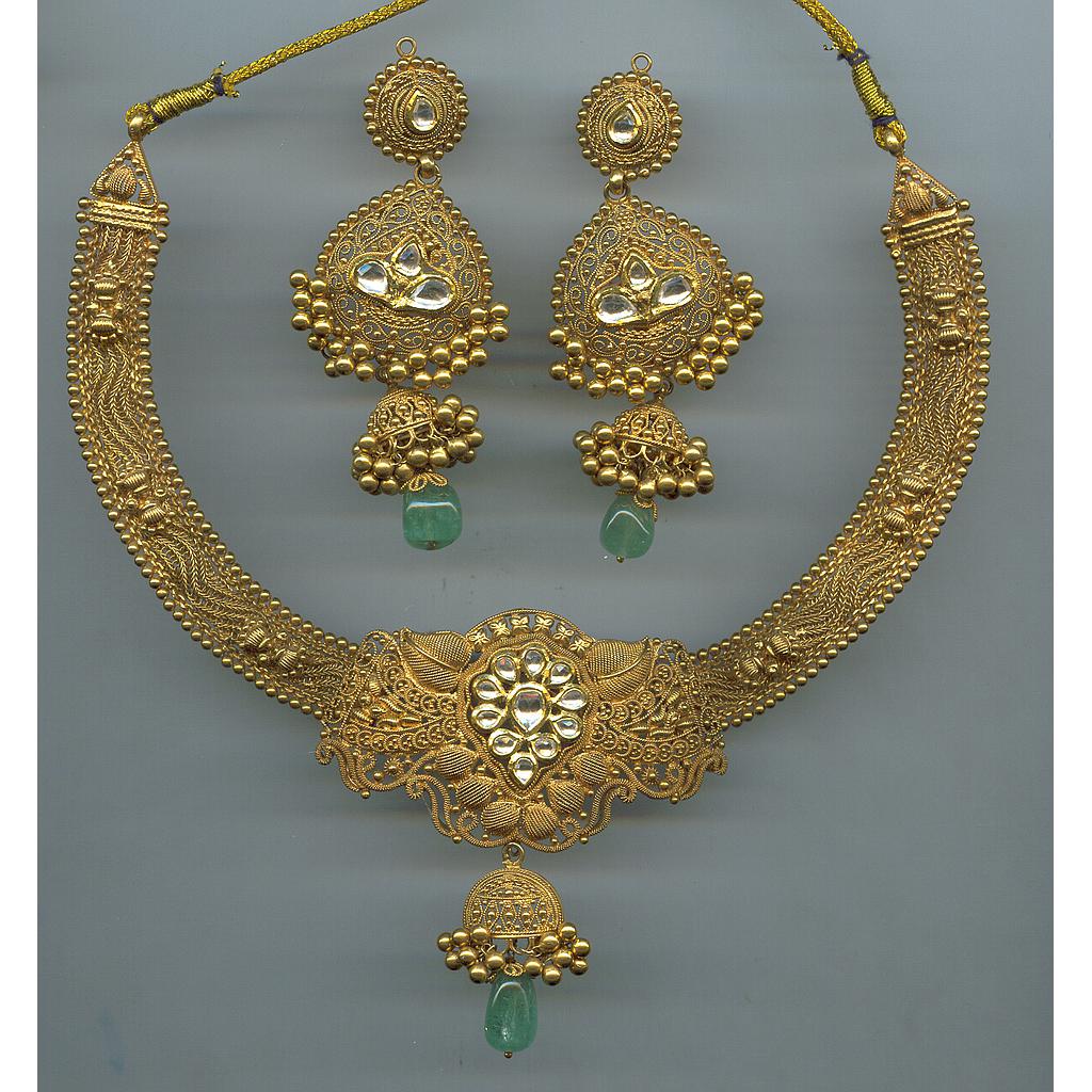 GOLD HALF SET ROUND DESIGNER GENERAL