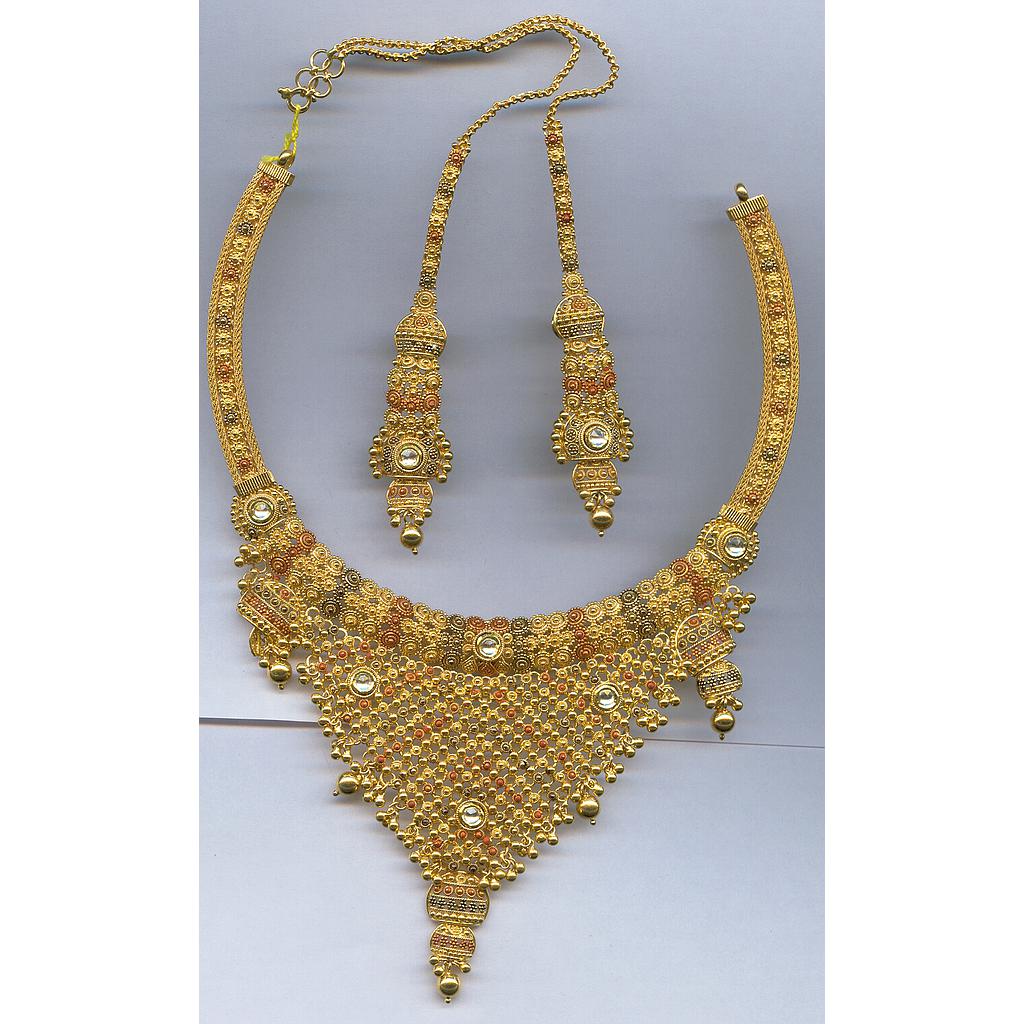 GOLD HALF SET ROUND DESIGNER GENERAL