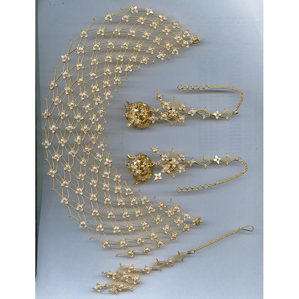 GOLD HALF SET ROUND DESIGNER GENERAL