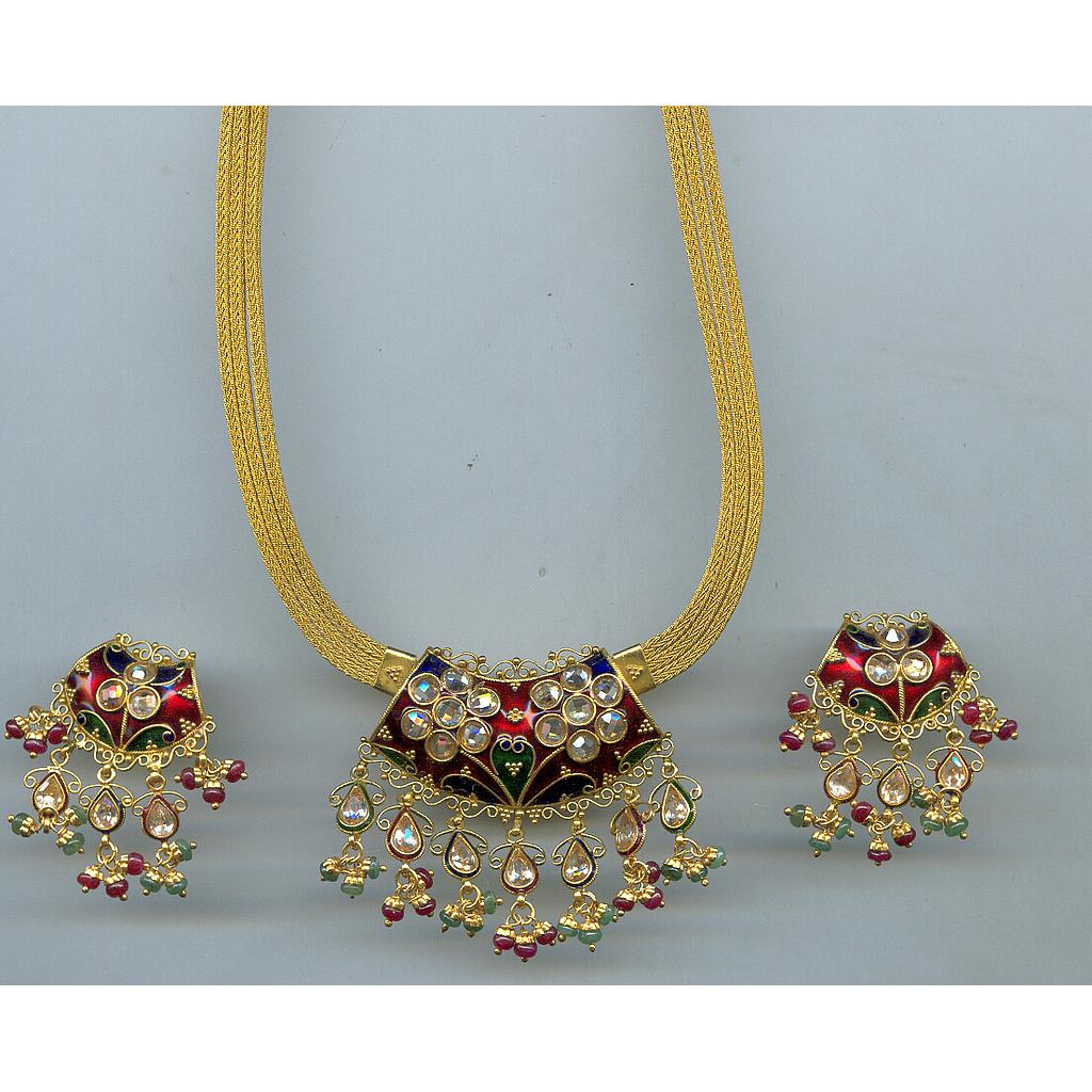 GOLD HALF SET ROUND DESIGNER GENERAL