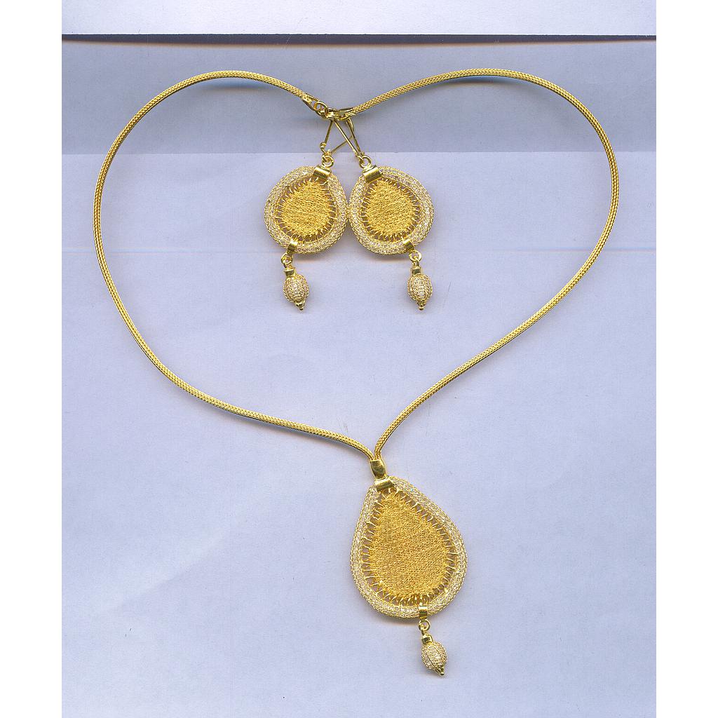 GOLD HALF SET ROUND IMPORTED EXCLUSIVE