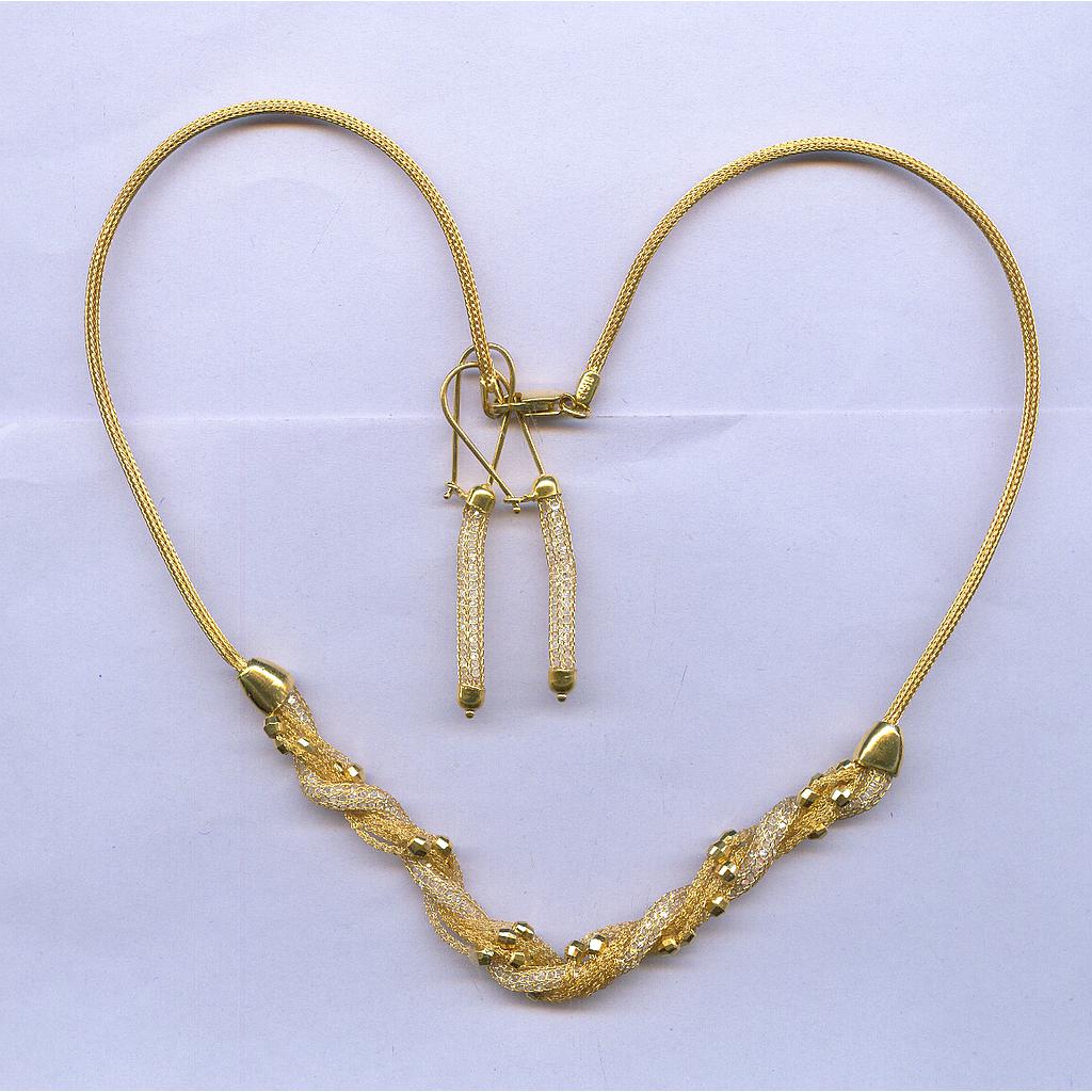 GOLD HALF SET ROUND IMPORTED EXCLUSIVE