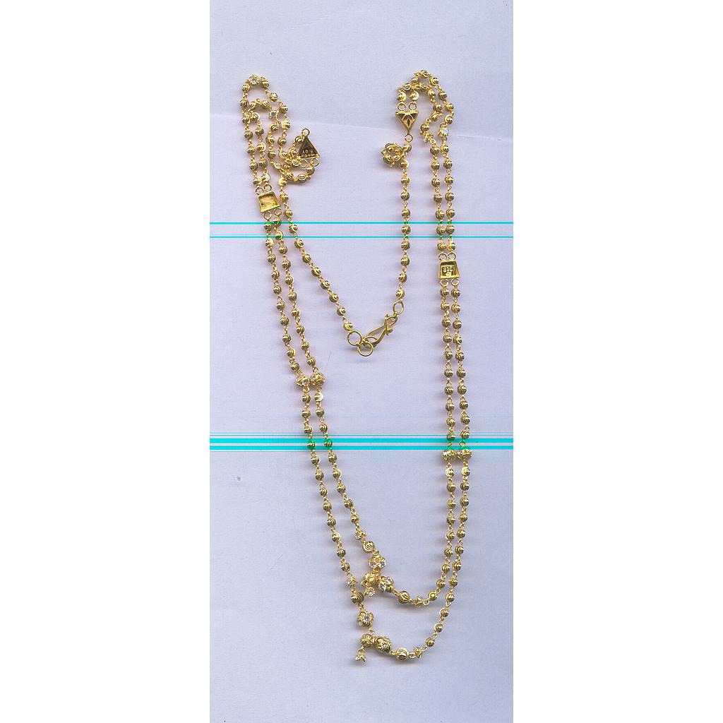 GOLD HALF SET ROUND KUNDAN GENERAL