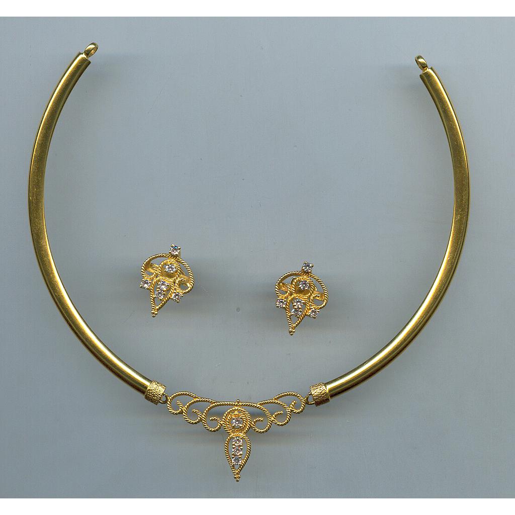 GOLD HALF SET ROUND PLAIN EXCLUSIVE