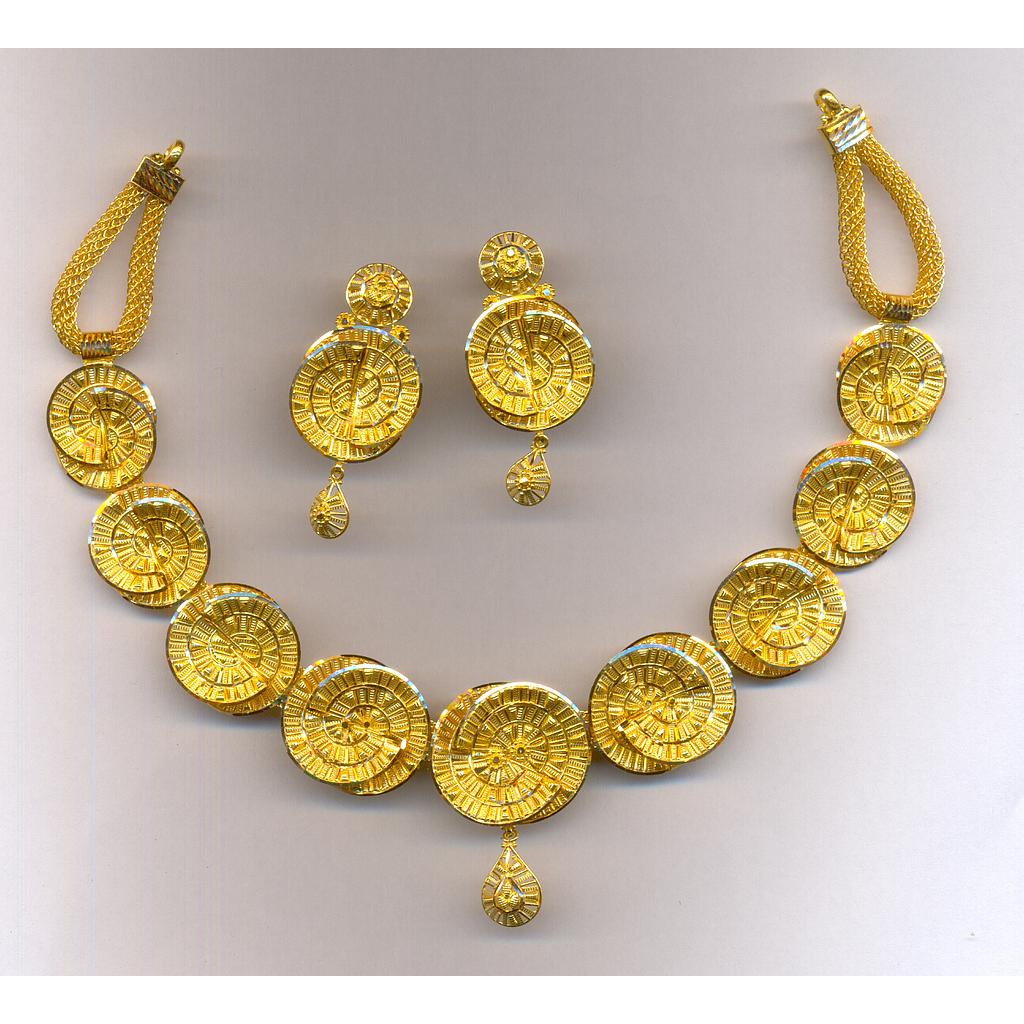 GOLD HALF SET ROUND PLAIN EXCLUSIVE