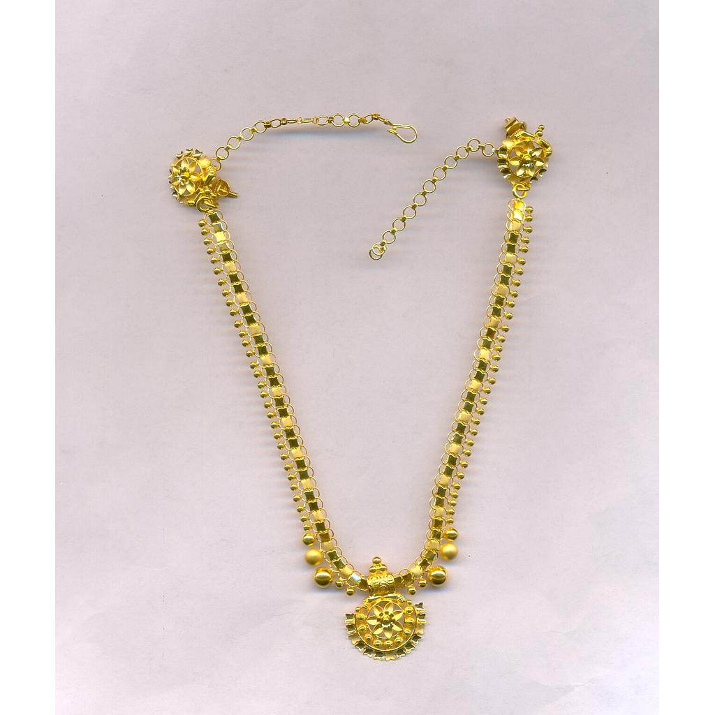 GOLD HALF SET ROUND PLAIN EXCLUSIVE