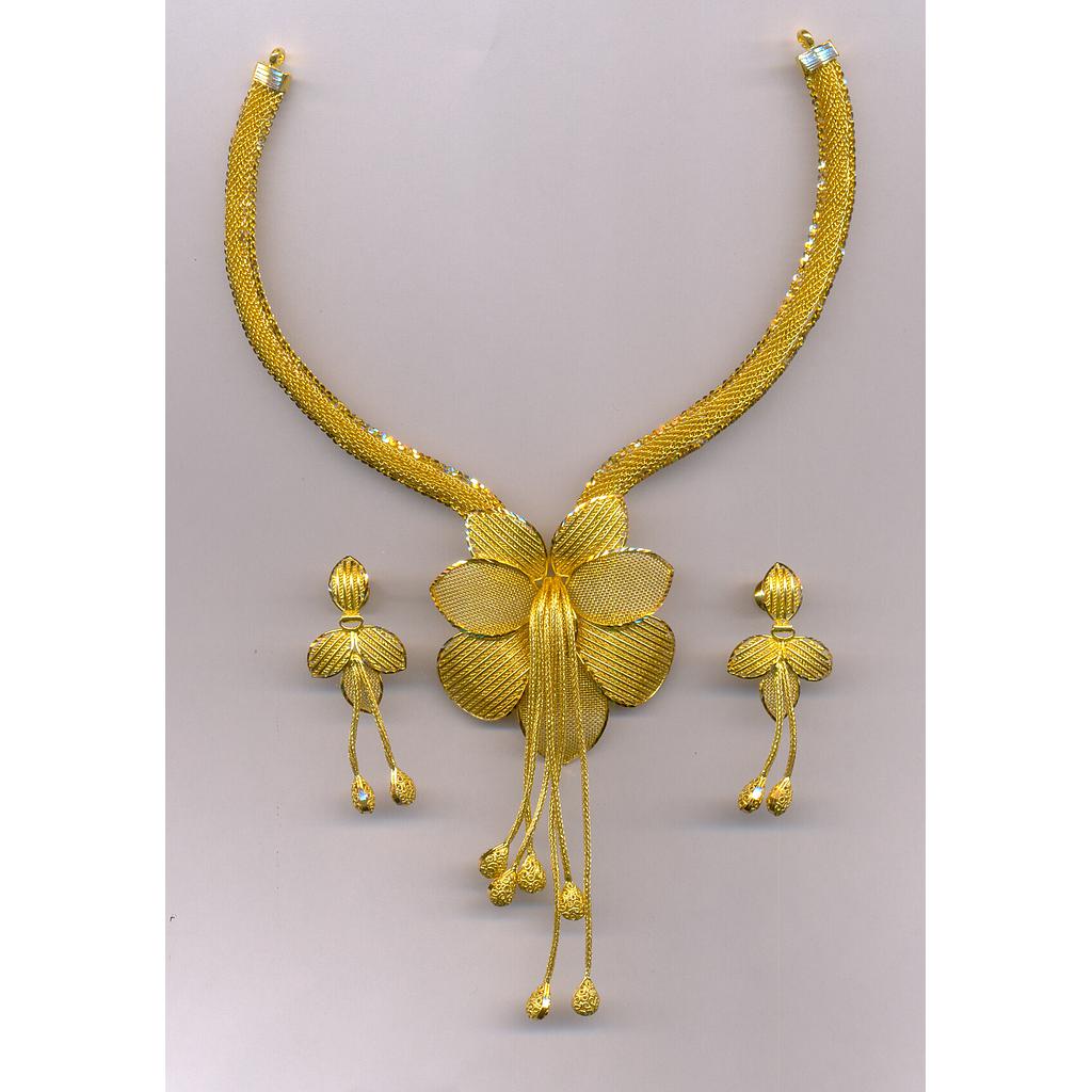 GOLD HALF SET ROUND PLAIN EXCLUSIVE