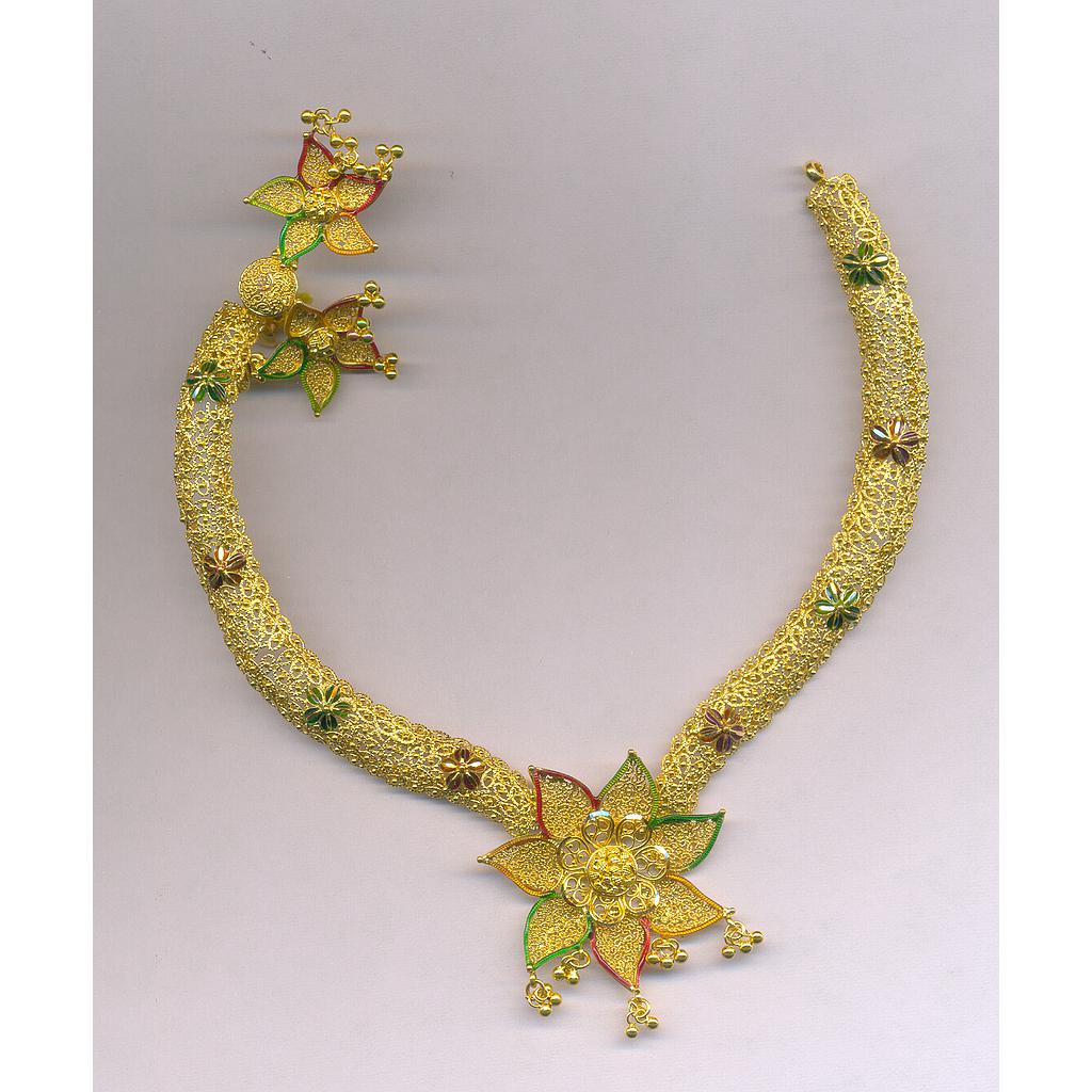 GOLD HALF SET ROUND PLAIN EXCLUSIVE