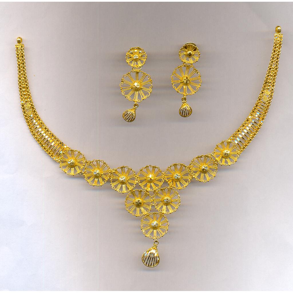 GOLD HALF SET ROUND PLAIN EXCLUSIVE