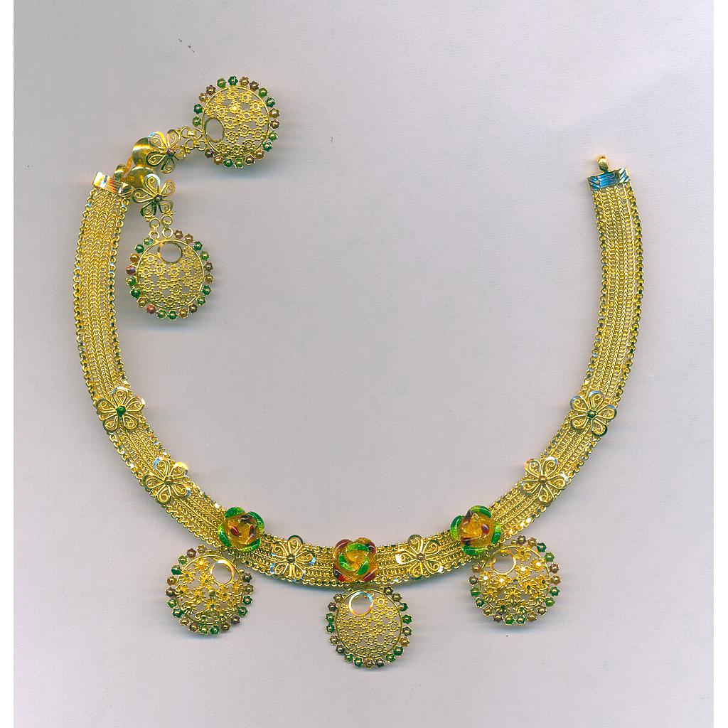 GOLD HALF SET ROUND PLAIN EXCLUSIVE