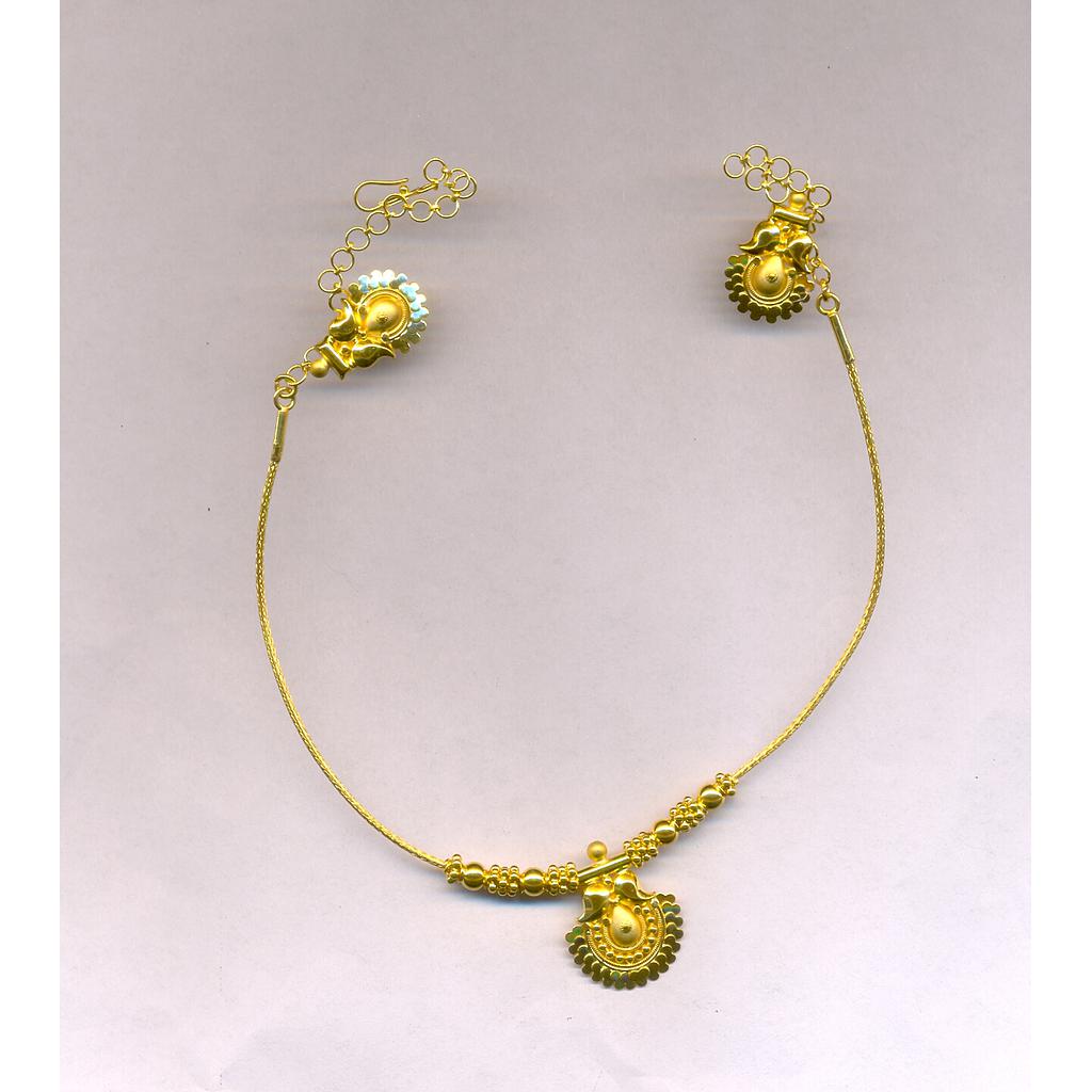 GOLD HALF SET ROUND PLAIN EXCLUSIVE