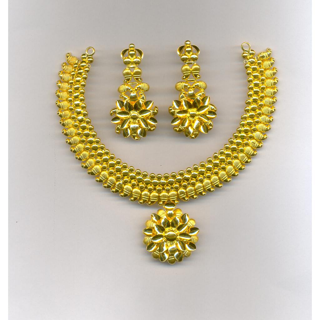 GOLD HALF SET ROUND PLAIN EXCLUSIVE