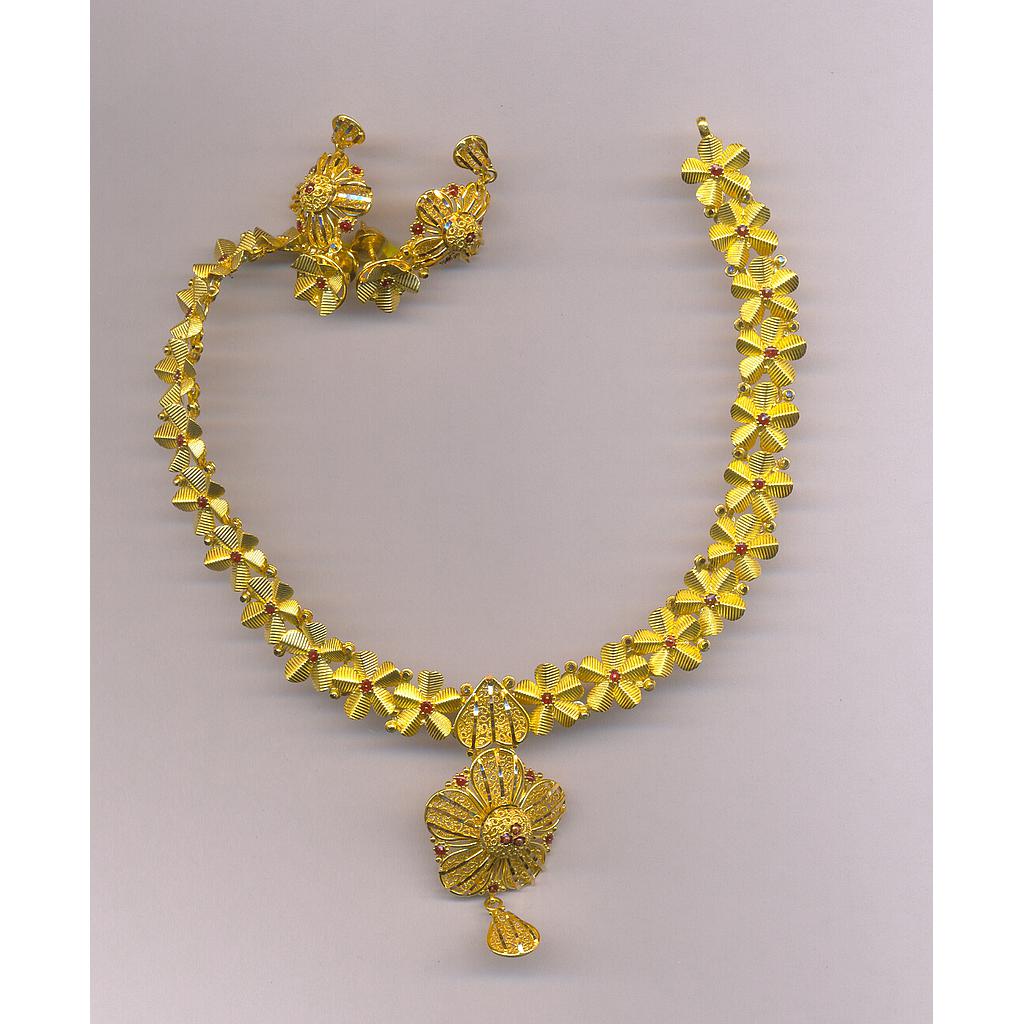 GOLD HALF SET ROUND PLAIN EXCLUSIVE