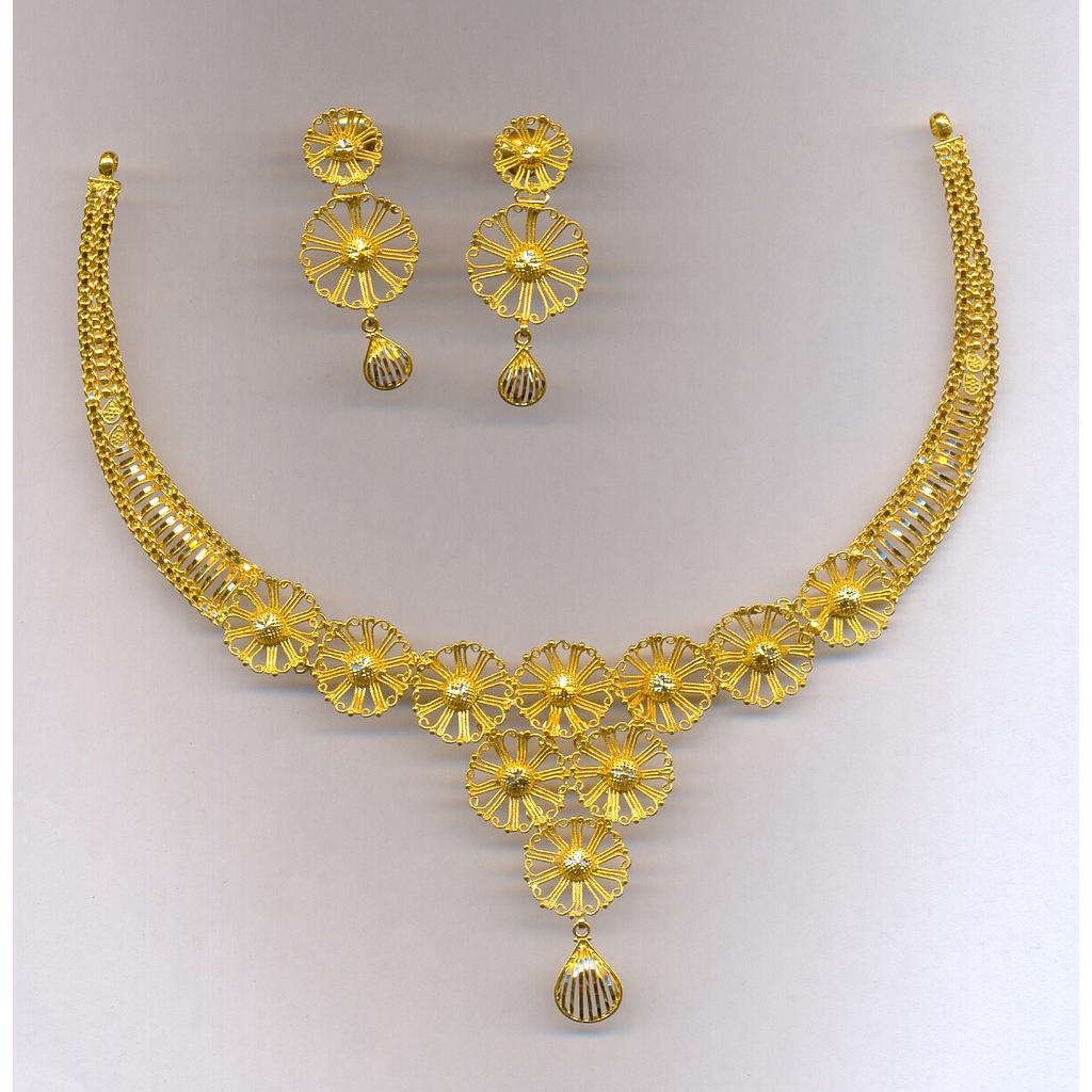 GOLD HALF SET ROUND PLAIN EXCLUSIVE