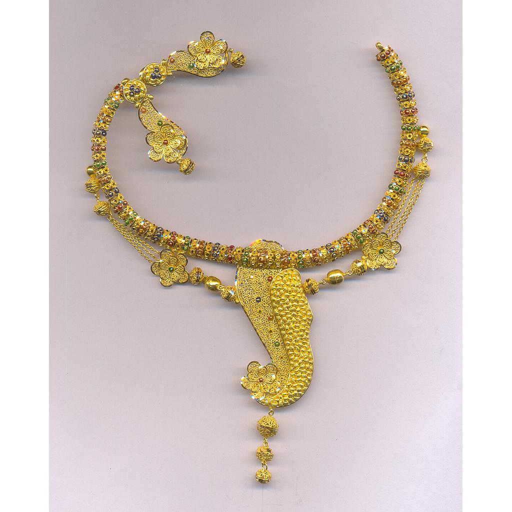 GOLD HALF SET ROUND PLAIN EXCLUSIVE