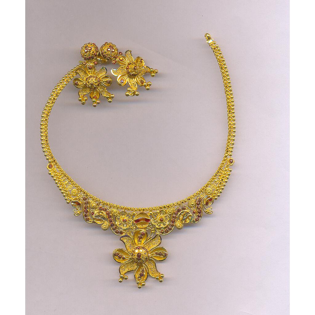 GOLD HALF SET ROUND PLAIN EXCLUSIVE