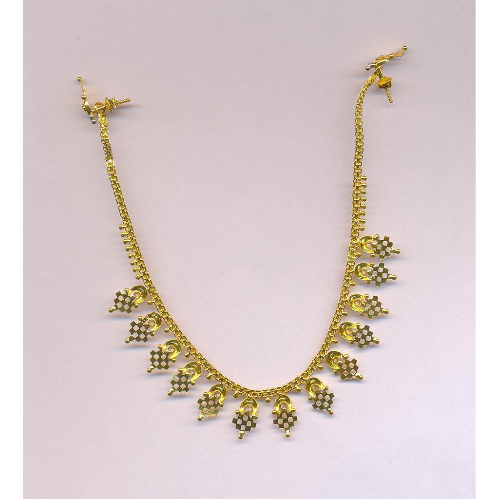 GOLD HALF SET ROUND PLAIN EXCLUSIVE