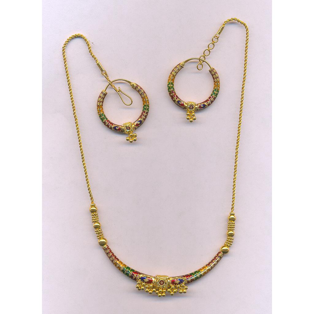 GOLD HALF SET ROUND PLAIN EXCLUSIVE